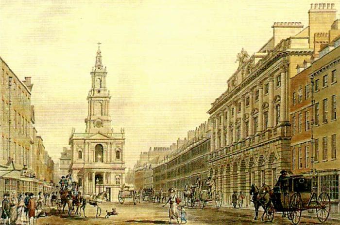 thomas malton the strand with somerset house Germany oil painting art
